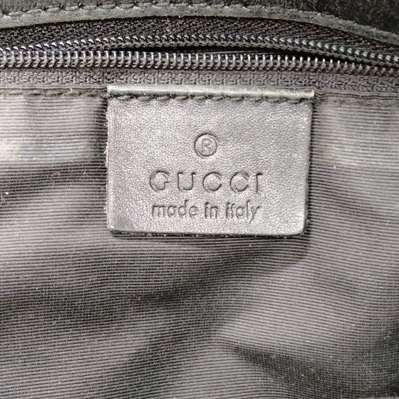 Auth Gucci Hand Bag Black Canvas #43612G10 - Picture 8 of 9